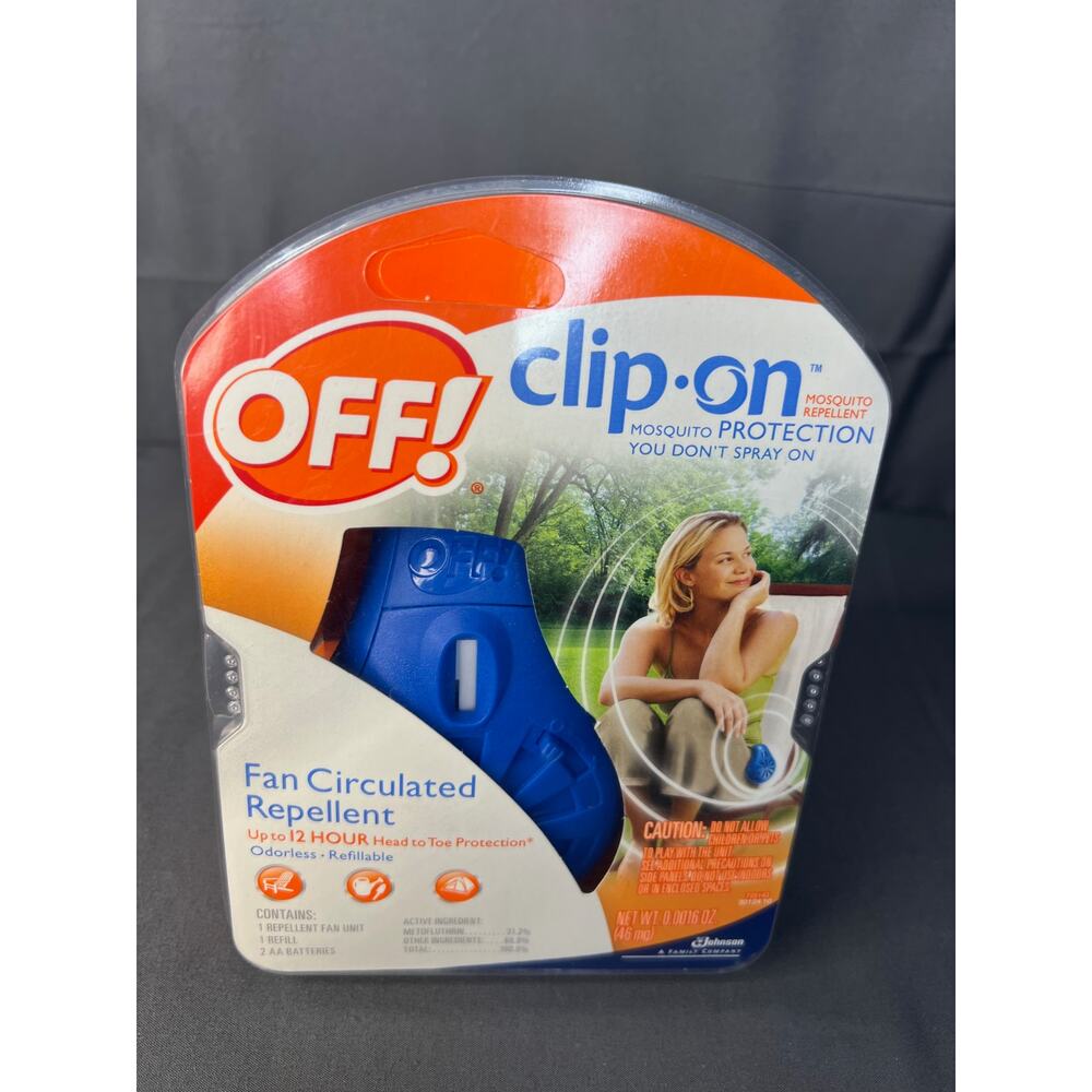 Off! Clip On Fan Circulated Mosquito Repellant NIP